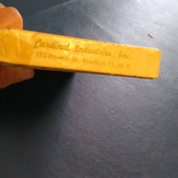 Vintage Green Rock Marble Dominoes by Cardinal Cottagecore Grandmacore - Picture 6 of 7